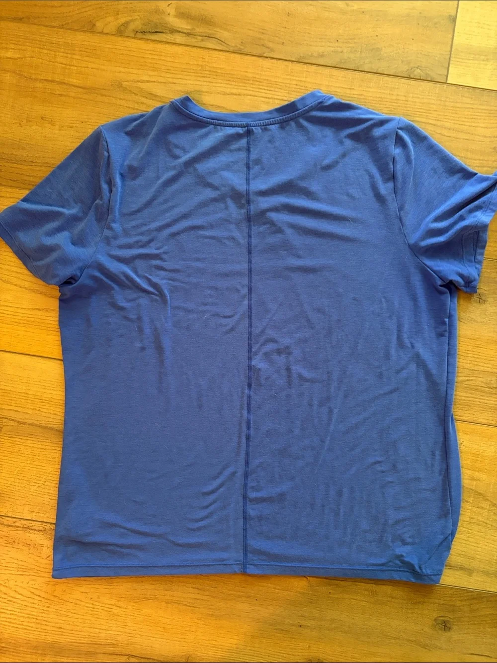 GAP Fit Breathe T-Shirt Women's Short Sleeve Crew Tee in Dazzling Blue XL - Picture 7 of 7